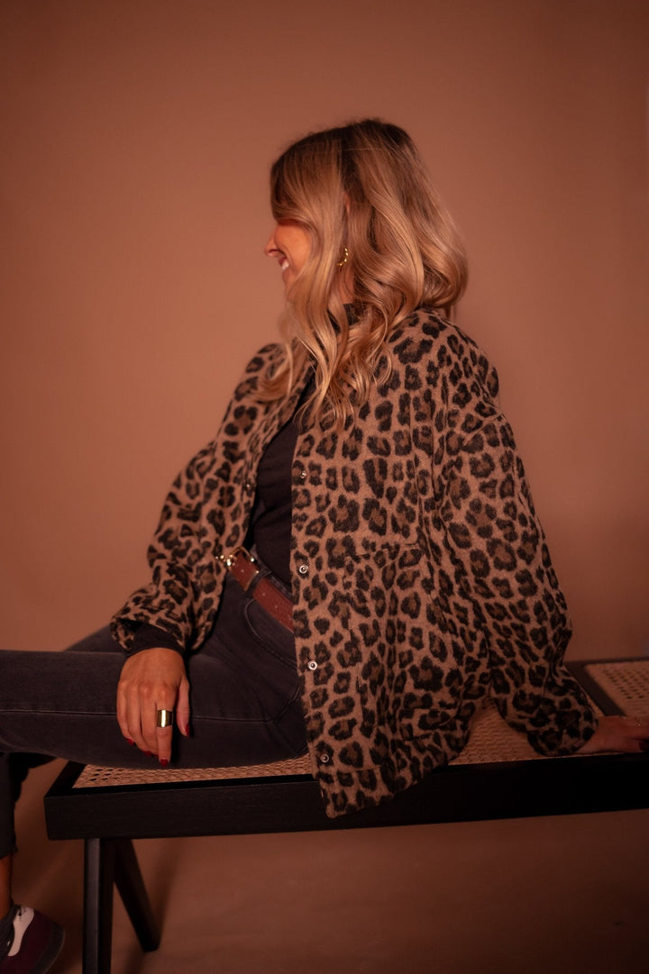 Dascha - Trendy Jakke Med Leopardmønster