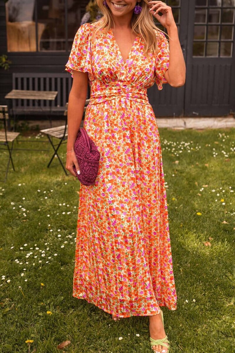 Sandra™ | Elegant Maxi-kjole med V-hals
