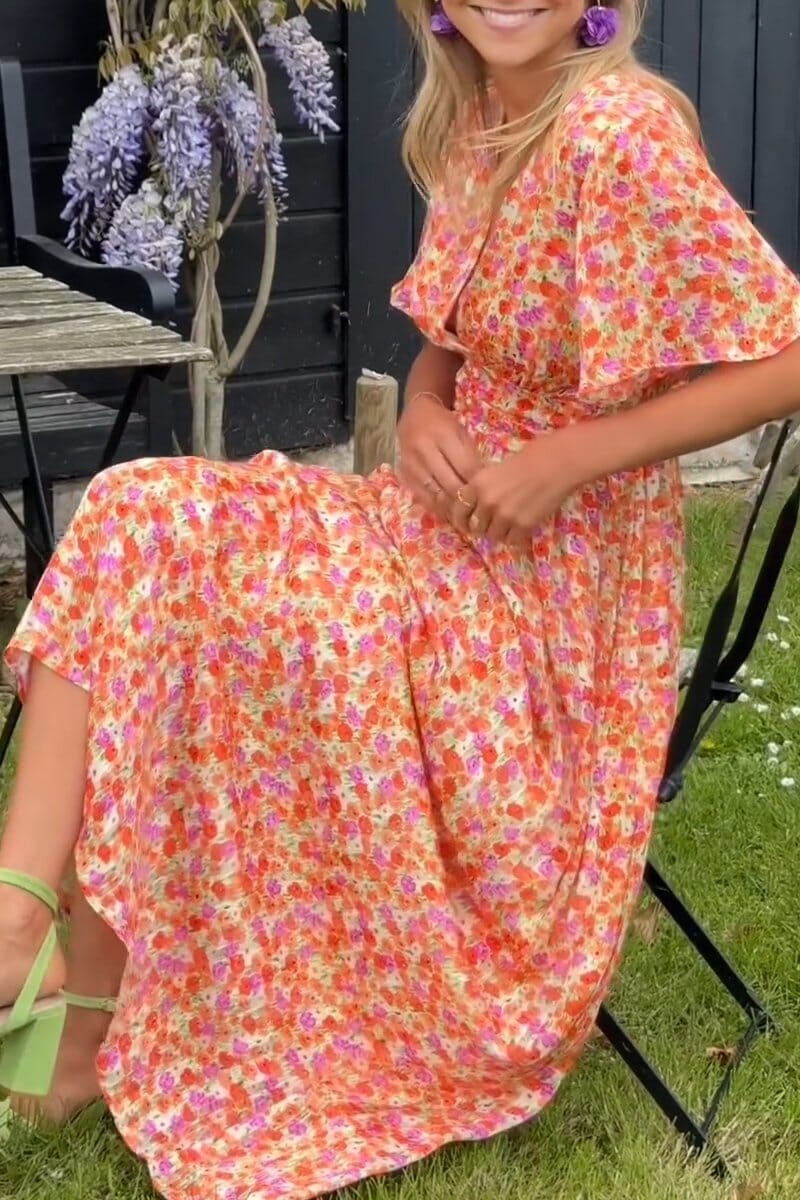 Sandra™ | Elegant Maxi-kjole med V-hals